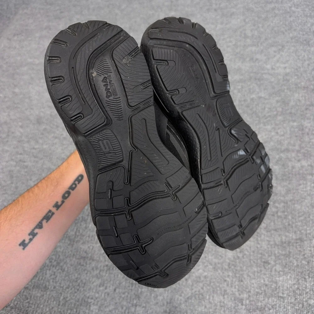 Brooks Ghost 15 Men's Size 9.5 Extra Wide (4E) Running Shoes Triple Black